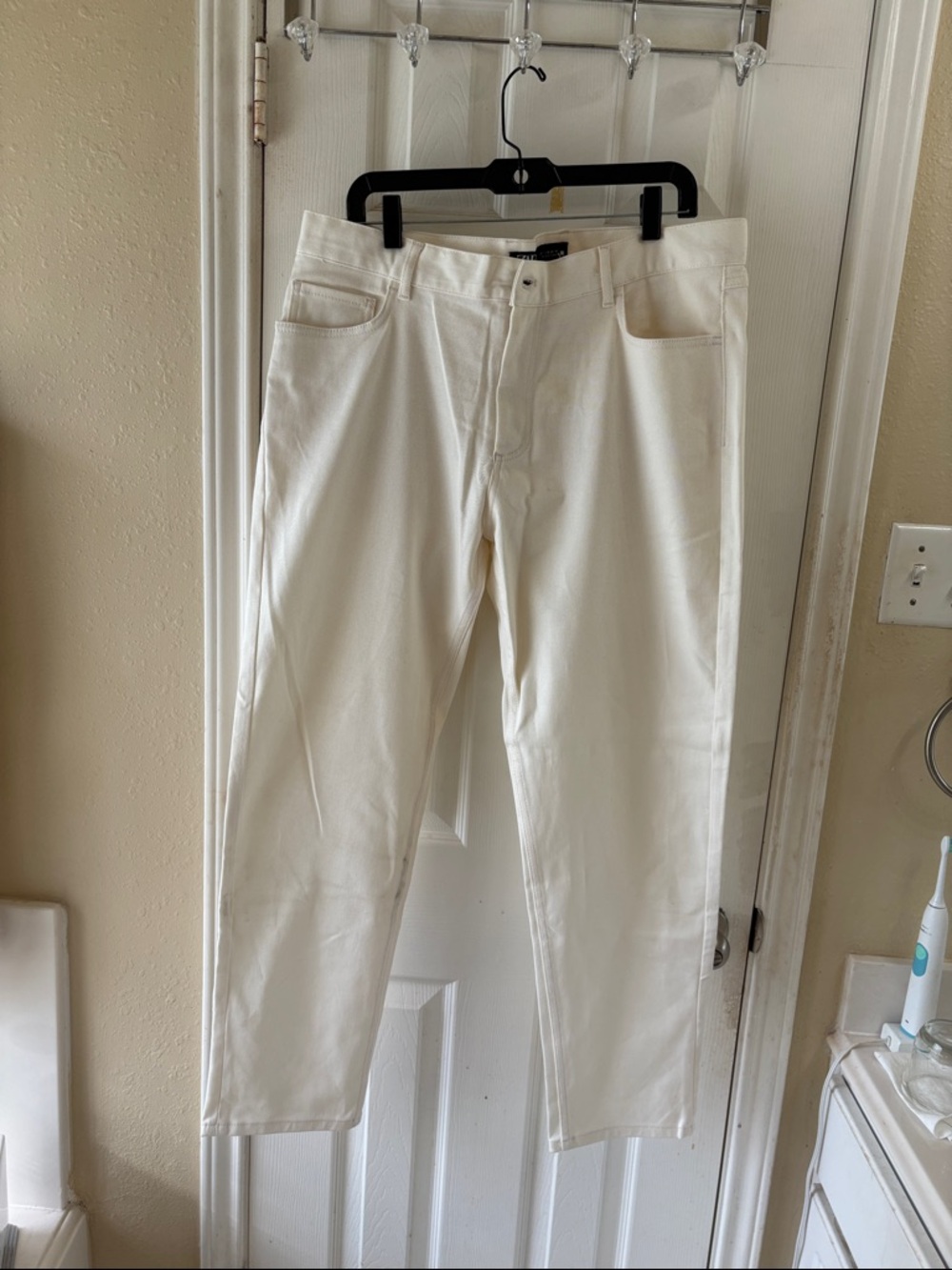 ZARA Cream Five-Pocket Premium quality new generation 5 pockets Trousers. NWOT
